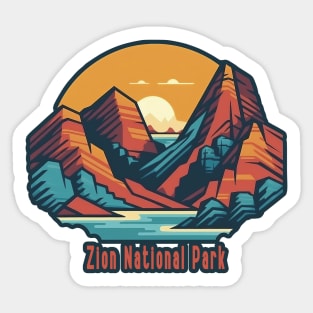 Zion National Park Sticker